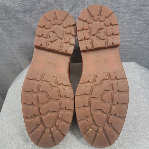 Clarks Trace Dusk Mens Chelsea Boot Lace-Up Brown Leather Suede SZ 11m US 10UK main image 10